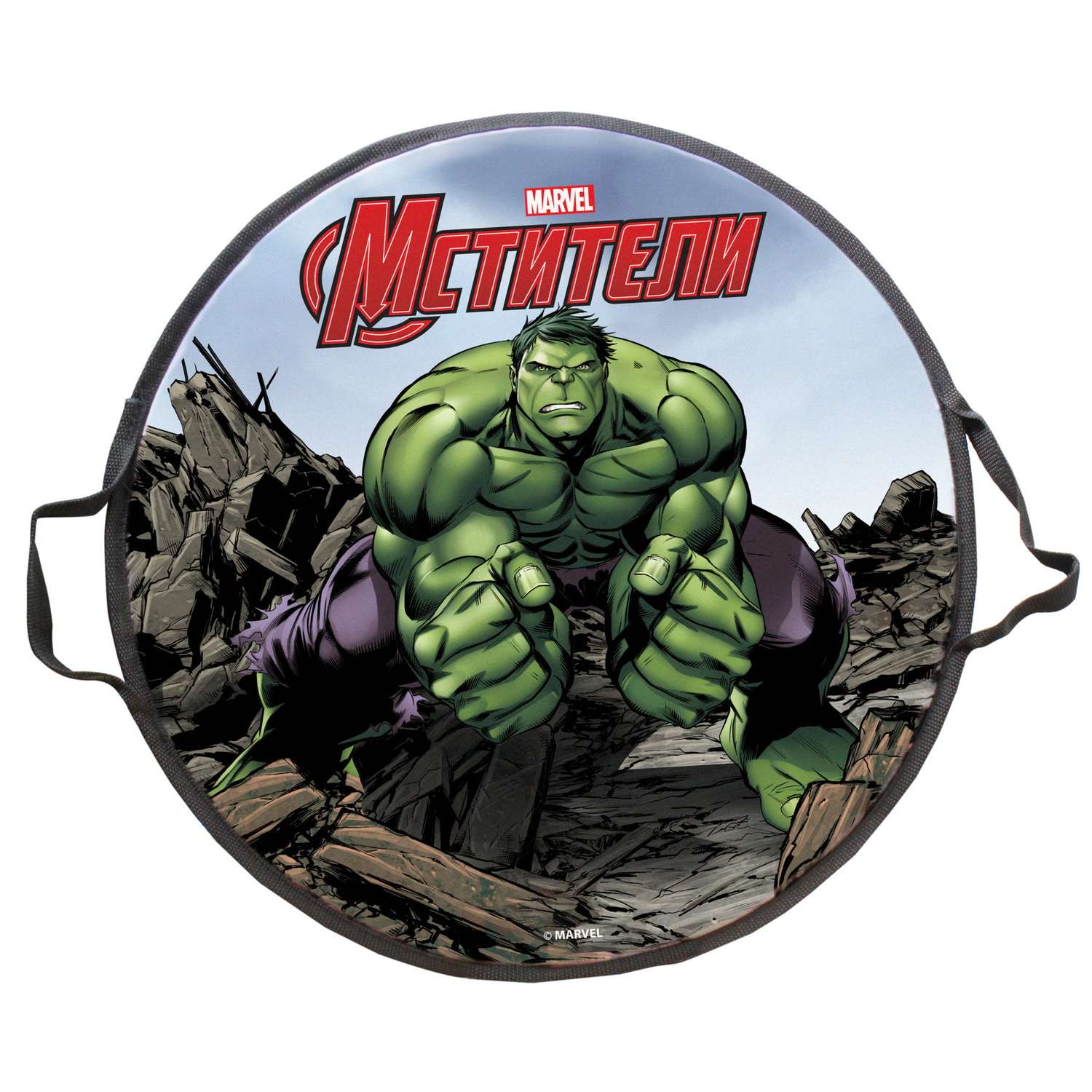 Ледянка 1TOY Marvel Hulk круглая 52 см мягкая - фото 2
