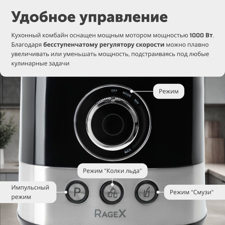 Кухонный комбайн RageX R107-015