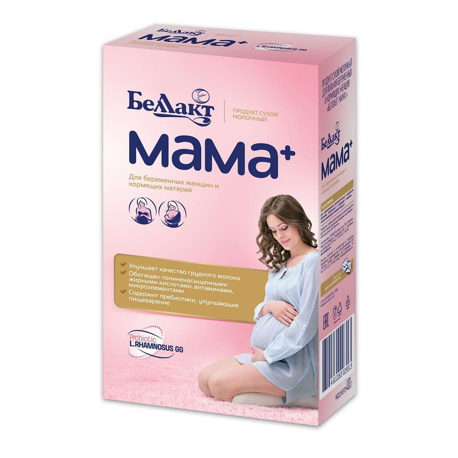Напиток сухой молочный Беллакт для беременных и кормящих женщин Мама+ 400г - фото 1