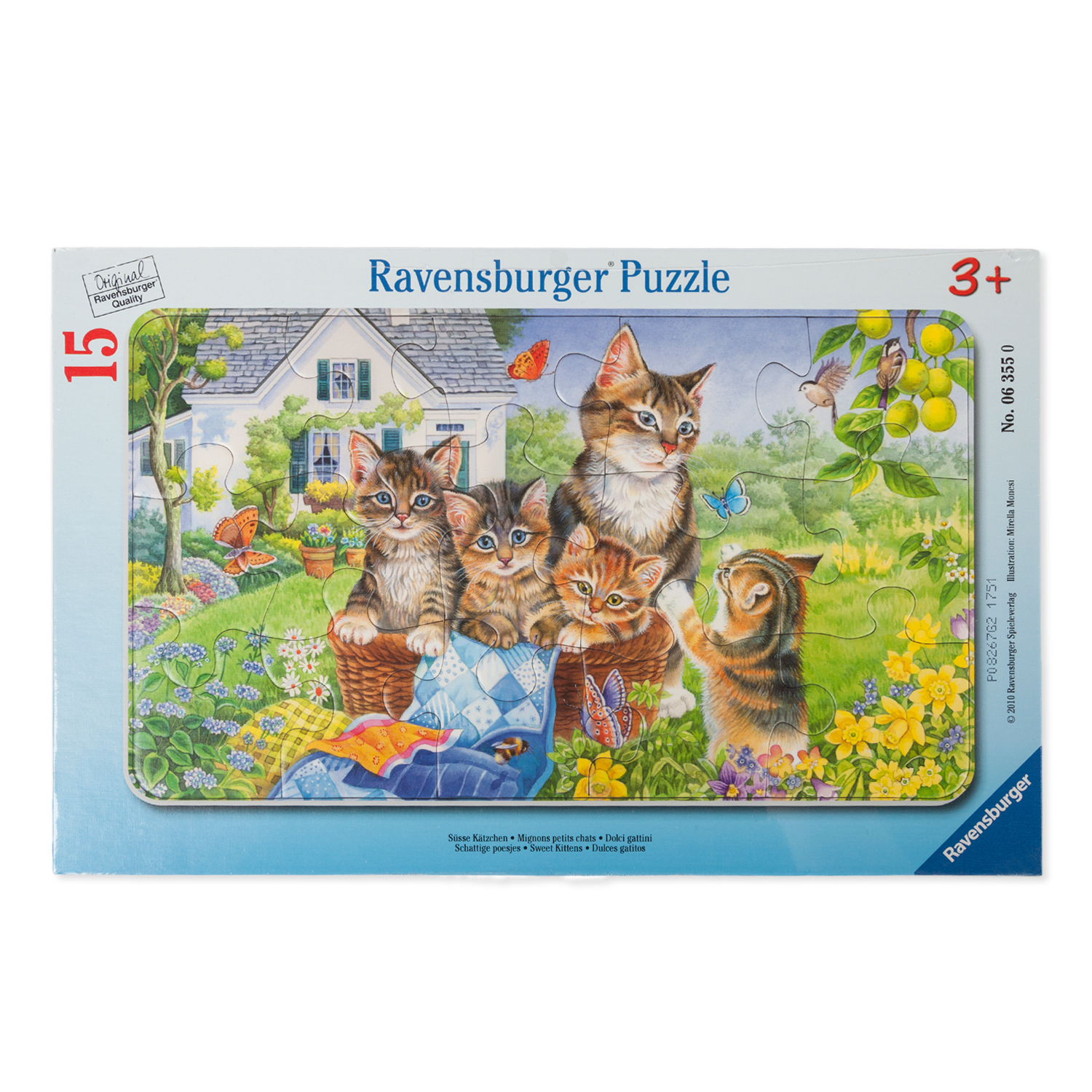 Пазл Ravensburger Домашние любимцы 15 дет. - фото 1