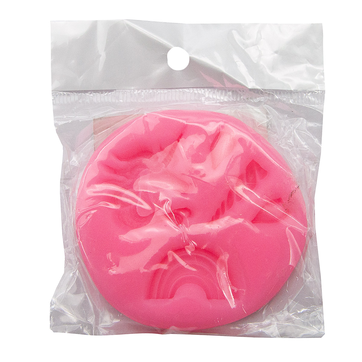 Молд силиконовый Арт Узор для работы с полимерной глиной свечей мылом смолой гипсом Радужный единорог - фото 5