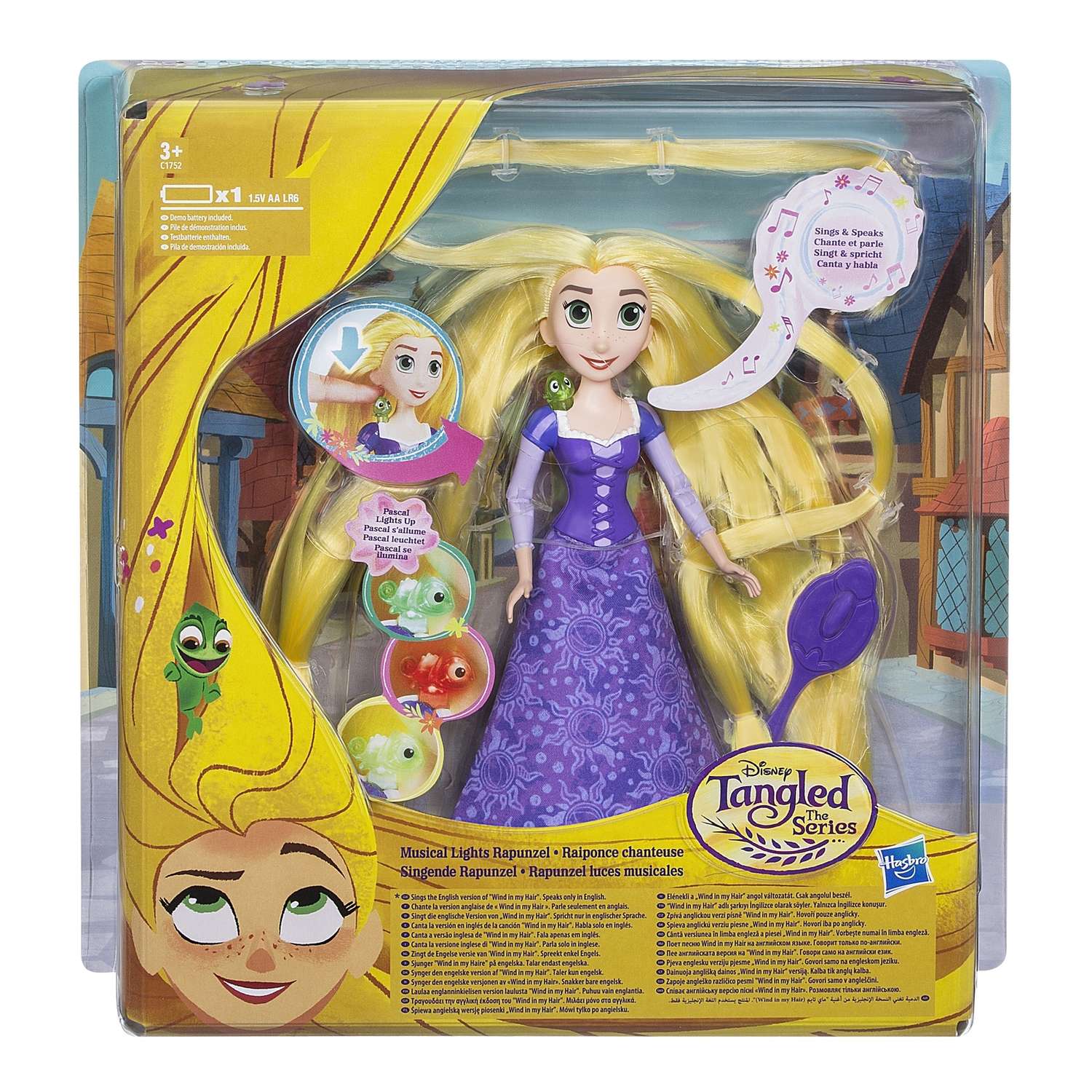 Кукла Princess поющая Disney Рапунцель C1752EW0 - фото 2