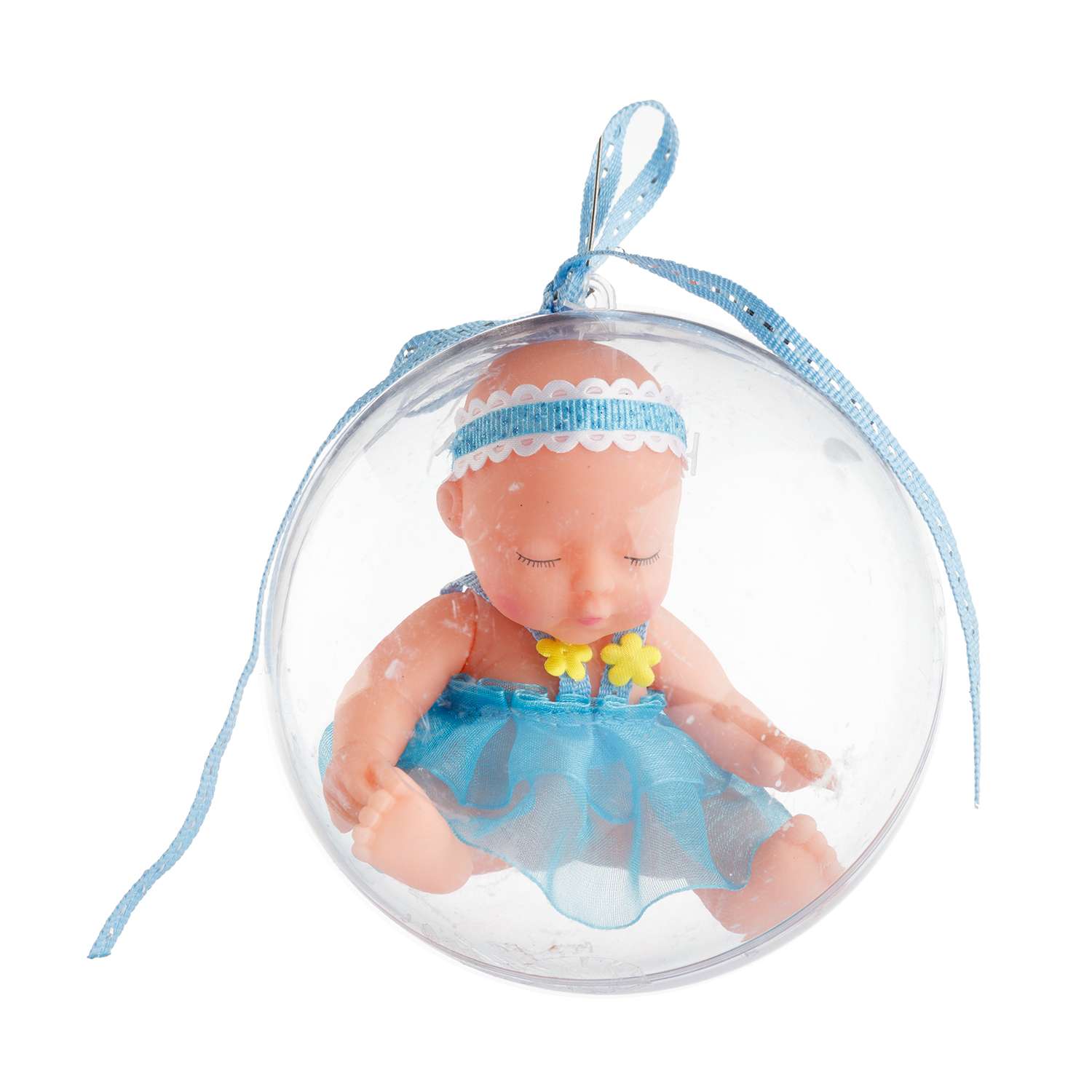 Кукла BABY STYLE Tutu Love в шаре голубой в шелковом платье 8213/голубой - фото 3