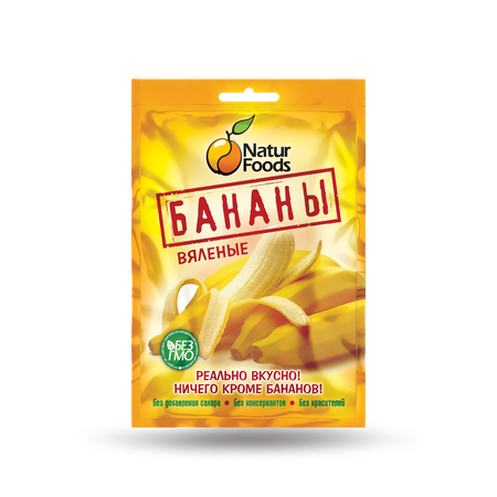 Бананы сушеные 200 г Naturfoods сухофрукты