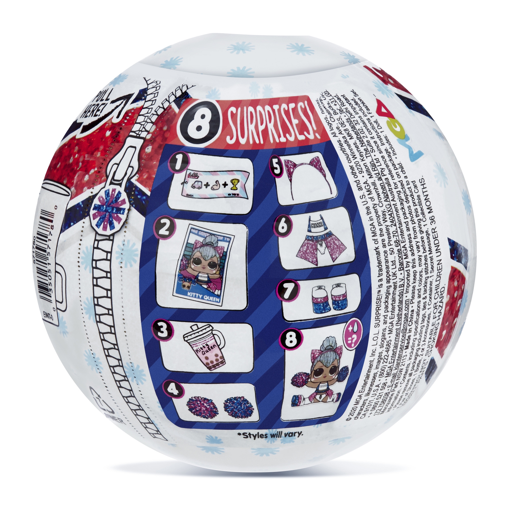 Игрушка в шаре L.O.L. Surprise Surprise All Star Sports Series 2 Cheer в непрозрачной упаковке (Сюрприз) 570363XX1E7CRF 570363XX1E7CRF - фото 8