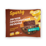 Протеиновое печенье Sporty Банановый брауни 40г без сахара