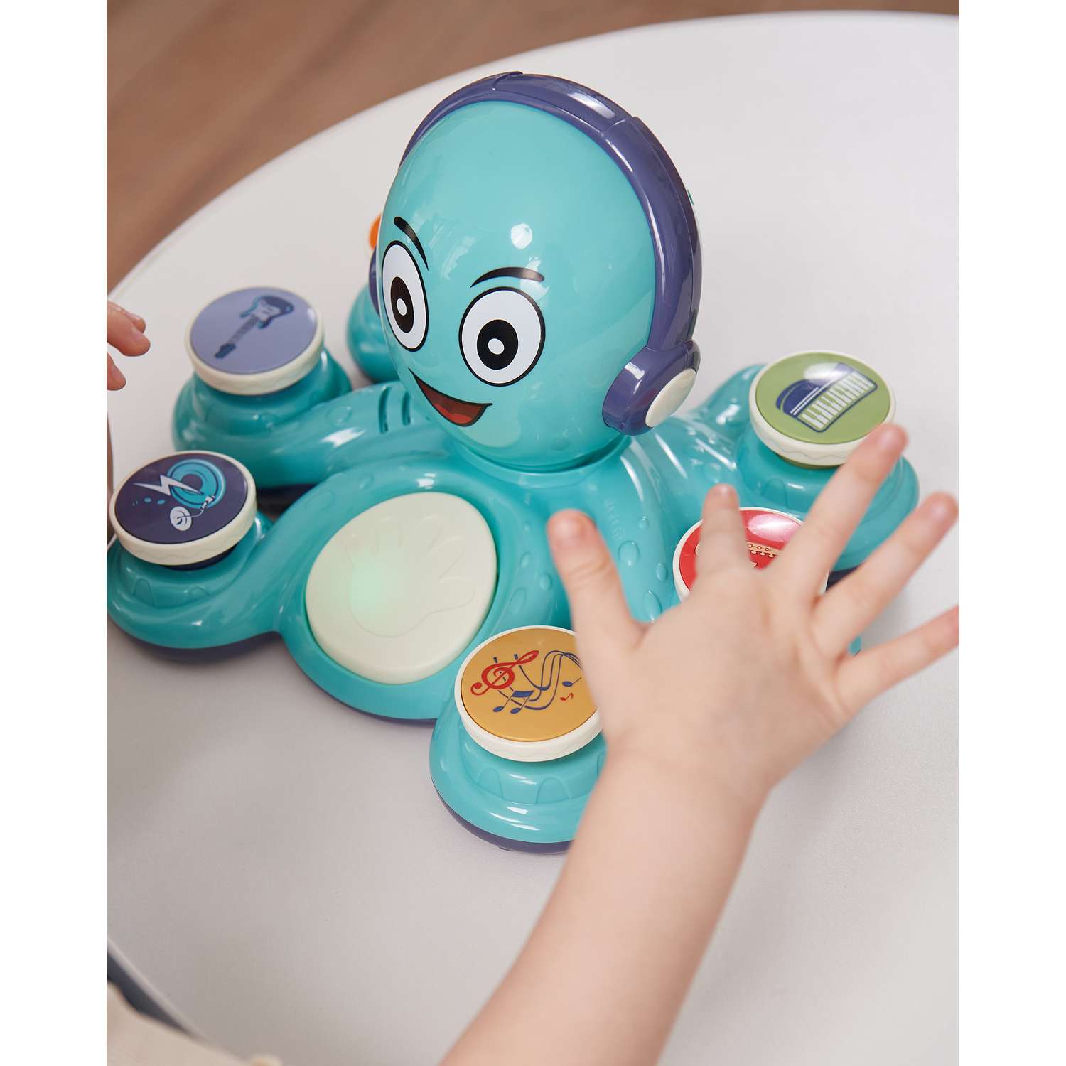 Игрушка обучающая BabyGo Осьминог-рокер OTE0650678 - фото 8