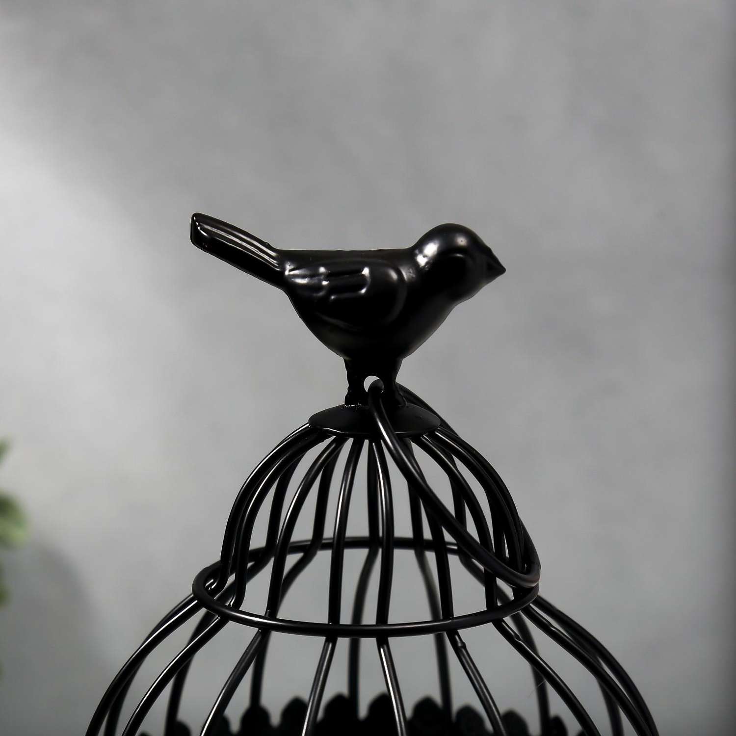 Ночник RISALUX «Клетка с птичкой» LED черная - фото 6
