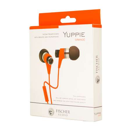 Наушники Fischer Audio Yuppie orange/black