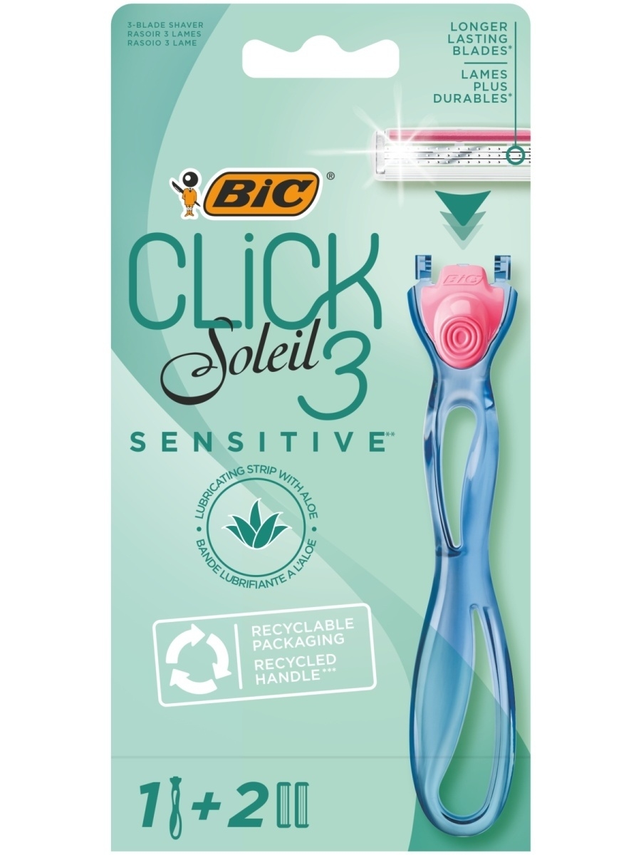 Бритва женская BIC SOLEIL CLIC 3 - фото 1