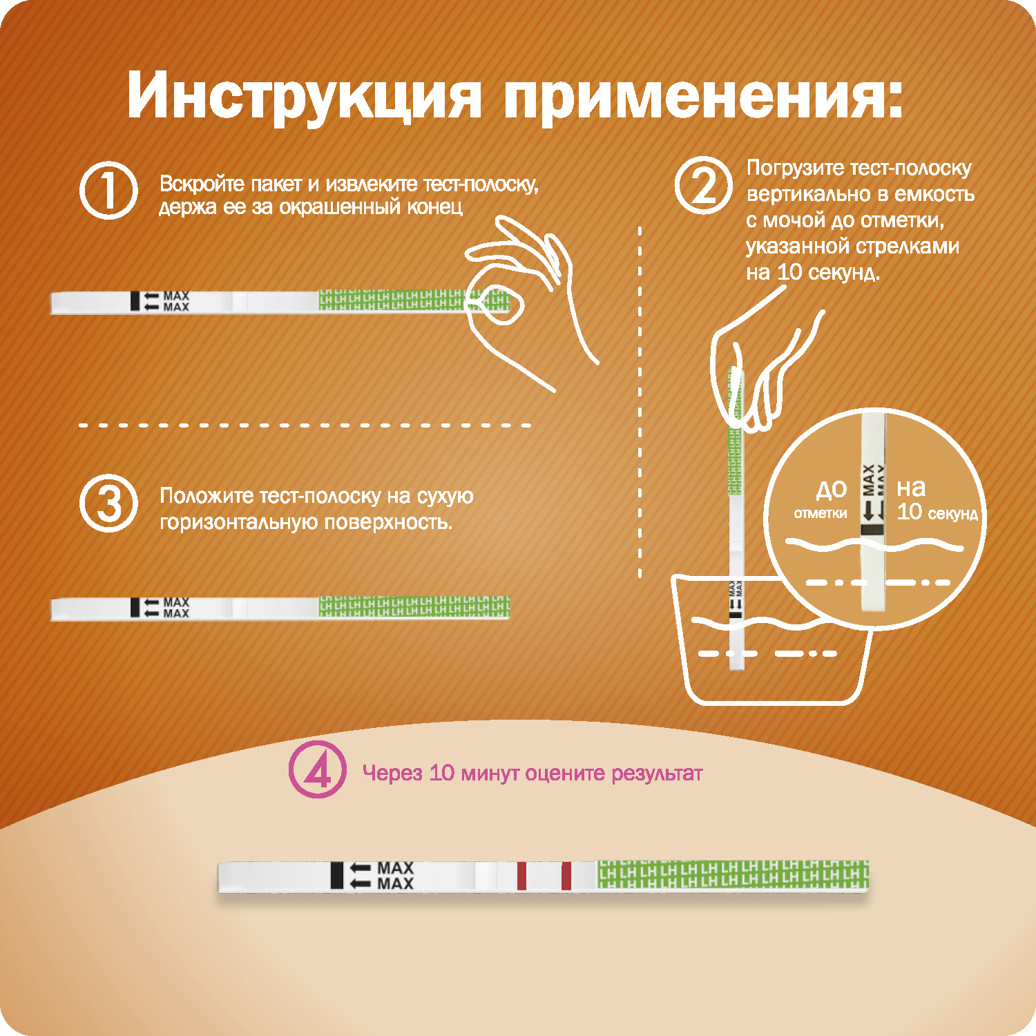 Тест на овуляцию Frautest 5 полосок - фото 7