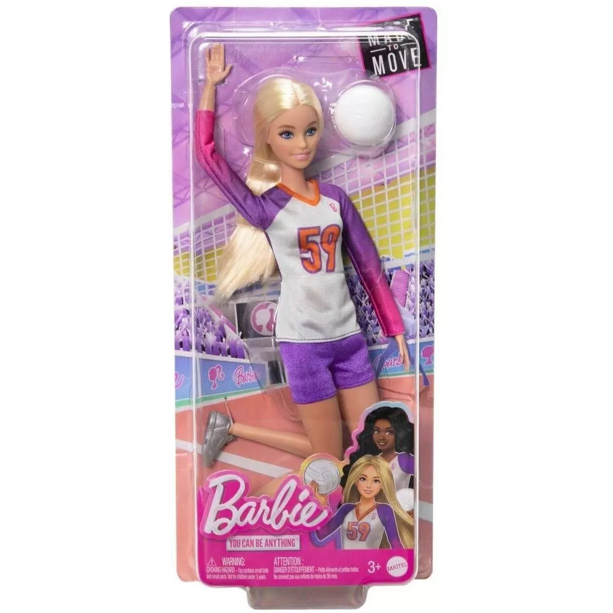 Кукла модельная Barbie Волейболистка HKT72 - фото 6