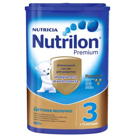 Молочко детское Nutrilon Premium 3 800г с 12месяцев
