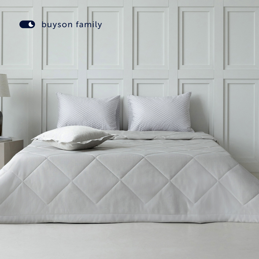 Комплект покрывало + наволочка buyson BuyFlora Cream, 160х220/45х45 см - фото 10