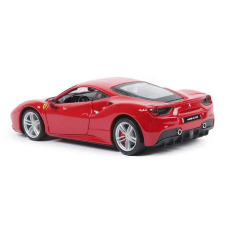 Машина BBurago 1:24 Ferrari 488 GTB Красная 18-26013