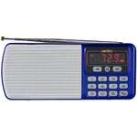 Радиоприемник Perfeo цифровой ЕГЕРЬ FM+ 70-108МГц MP3 питание USB или BL5C цвет синий i120-BL