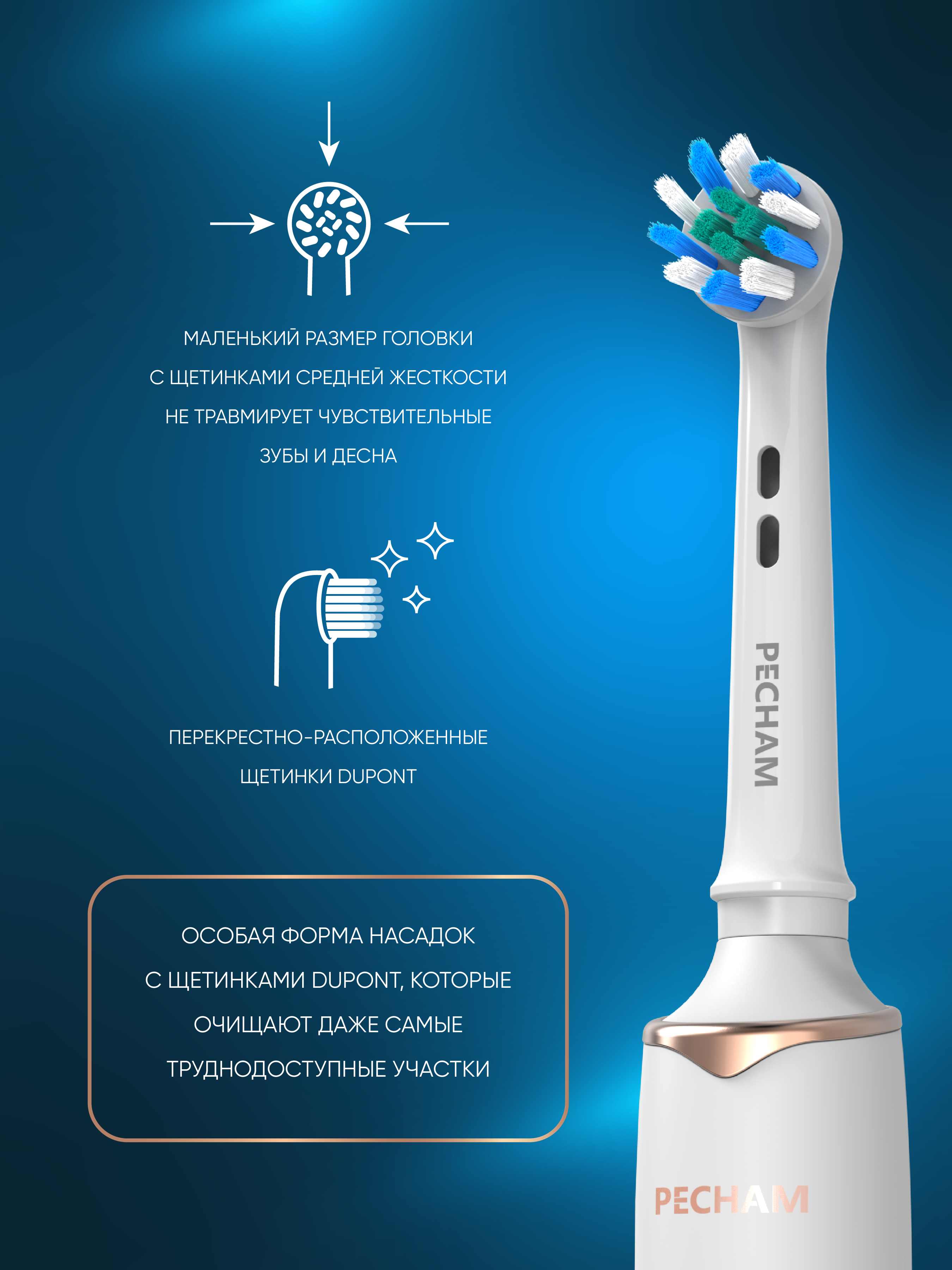 Электрическая зубная щетка PECHAM Oral Care PC-3201 - фото 7