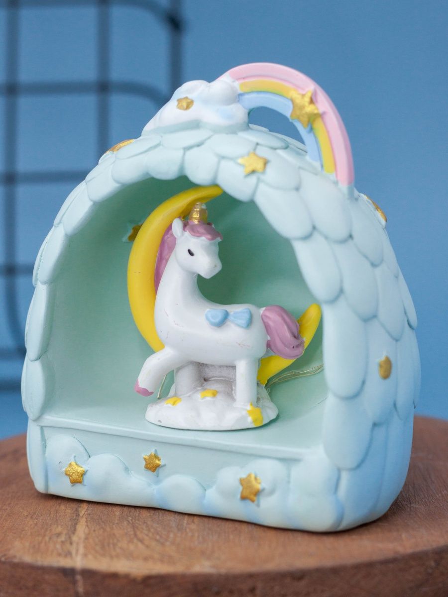 Ночник iLikeGift Unicorn ball blue - фото 4