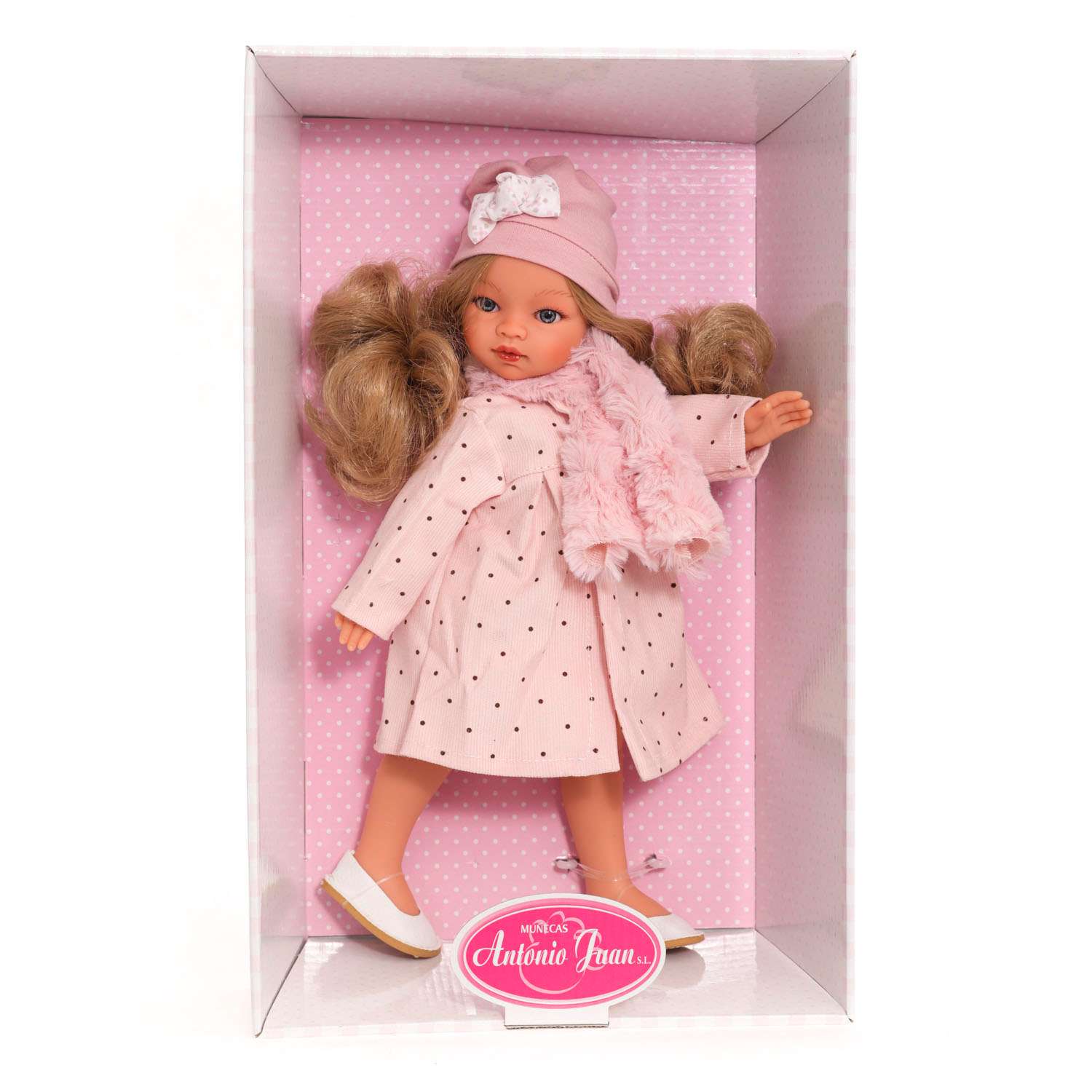 Кукла девочка Antonio Juan Ракель в розовом 33см виниловая 25089 - фото 11