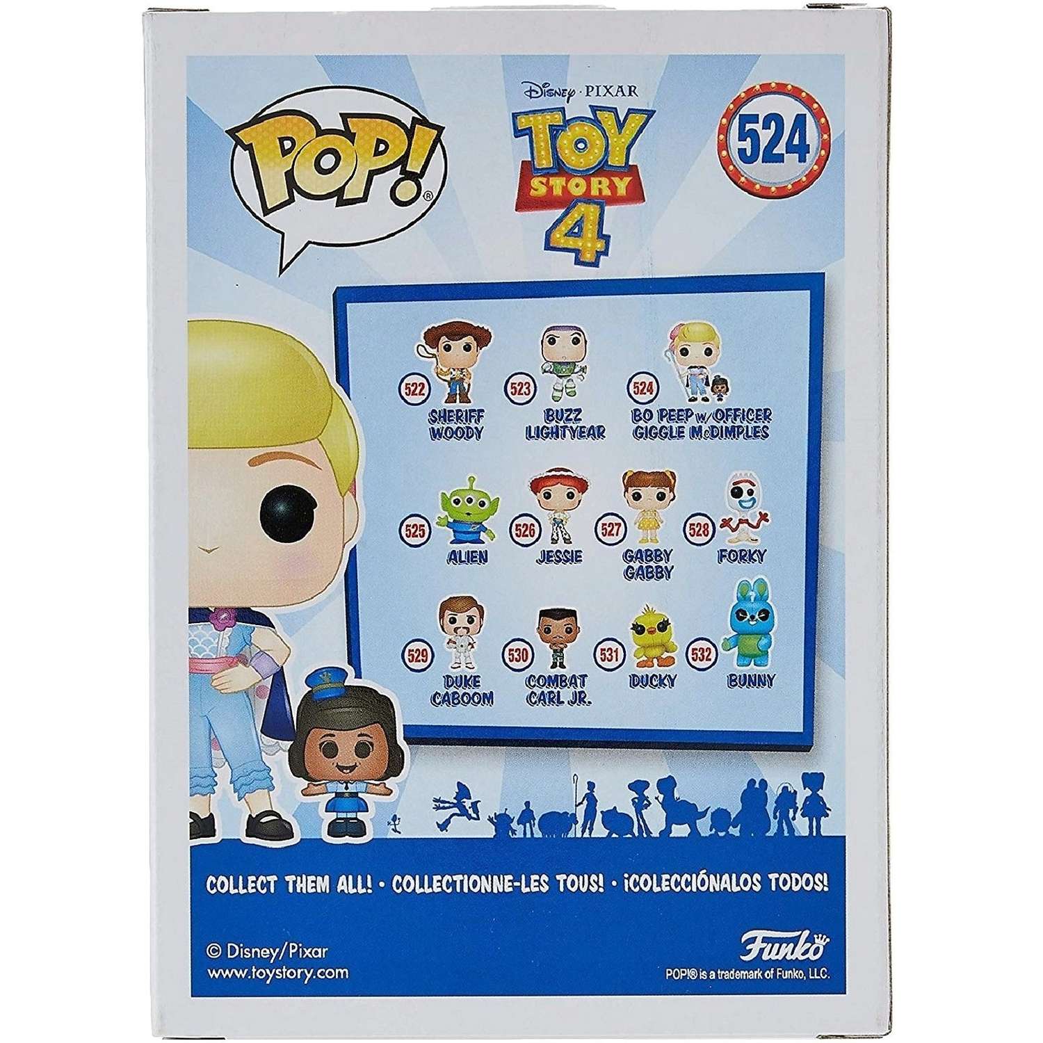 Фигурка Funko Pop vinyl Disney Toy Story 4 Bo Peep Officer McDimples Fun2067 - фото 3