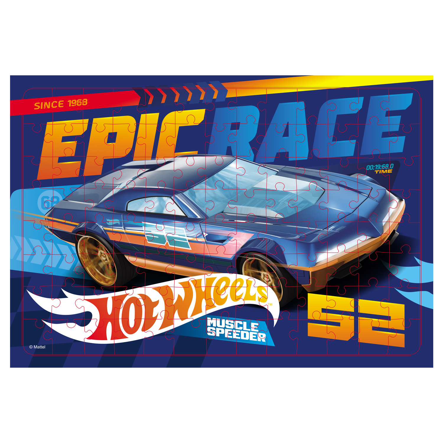 Пазл ORIGAMI Hot Wheels 104элемента в ассортименте05862 - фото 8