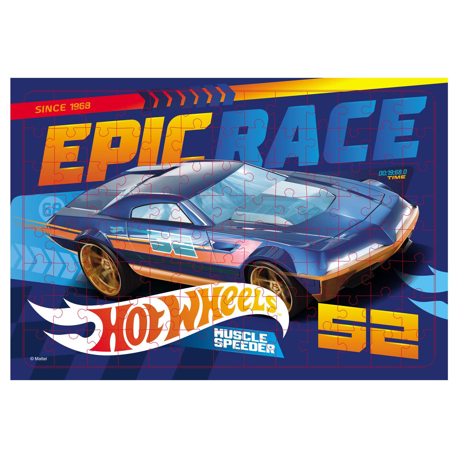 Пазл ORIGAMI Hot Wheels 104элемента в ассортименте05862 - фото 8