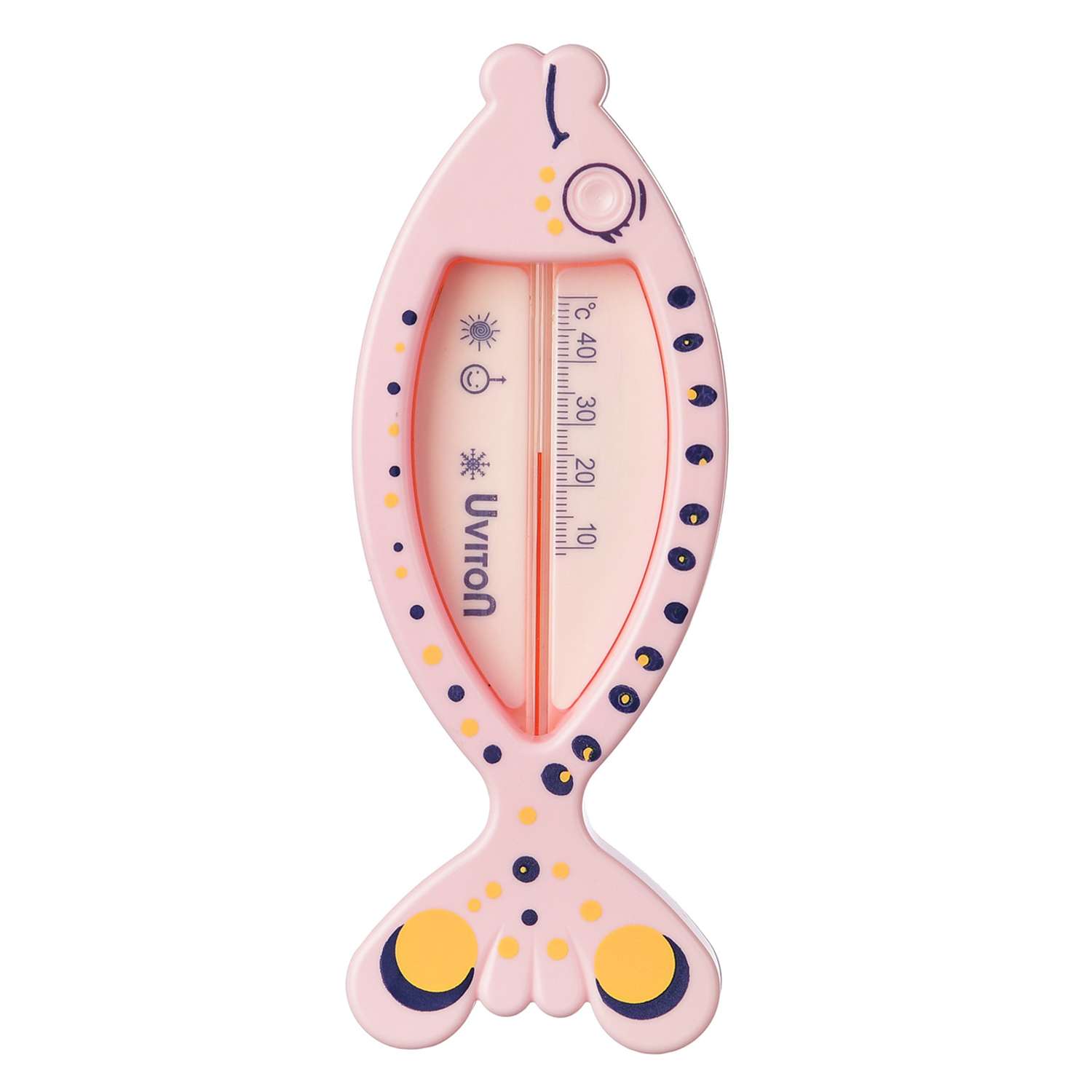 Термометр для воды Uviton Рыбка розовая - фото 1