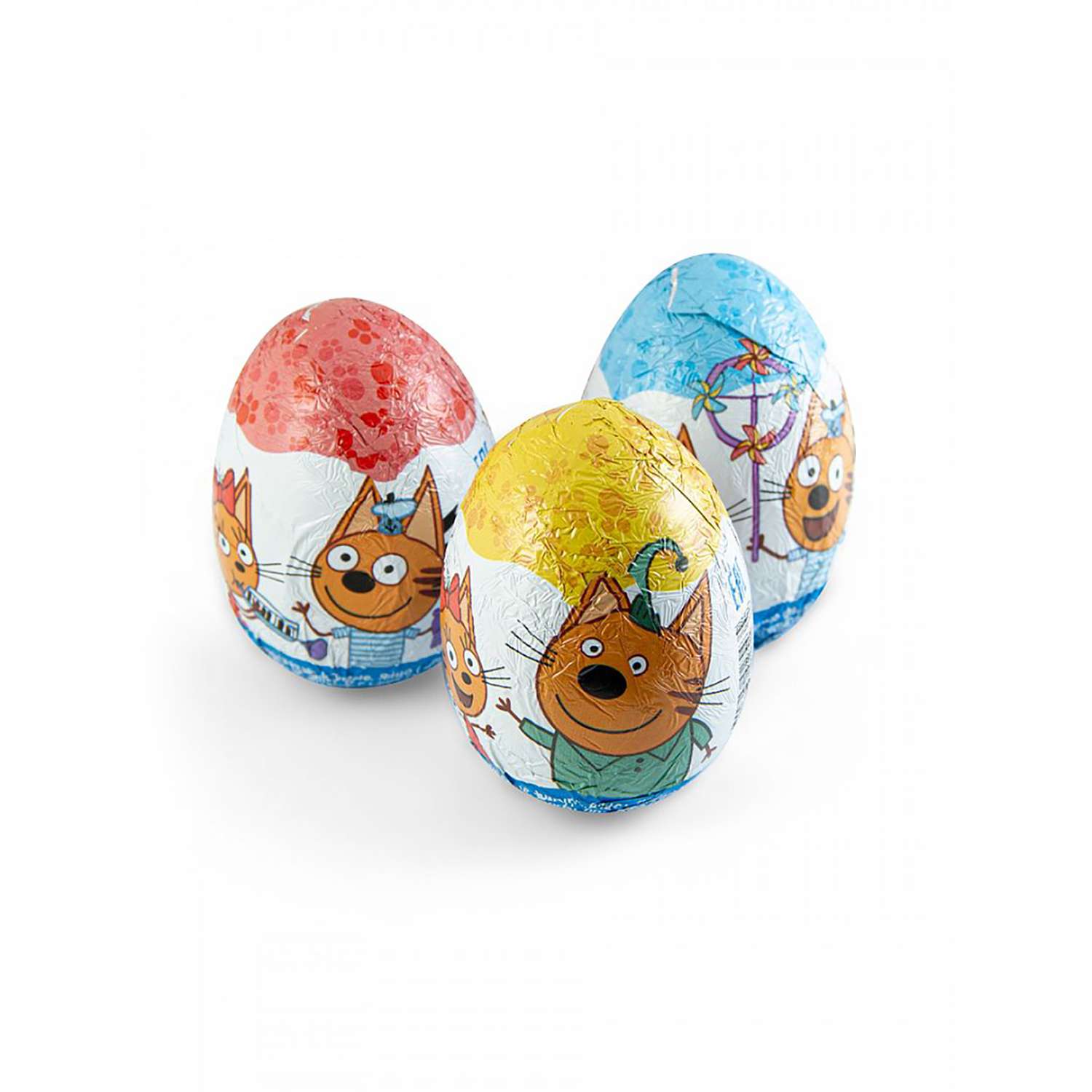 Шоколадное яйцо с игрушкой Сладкая сказка Mega secret Три кота 3шт х 20 г - фото 7