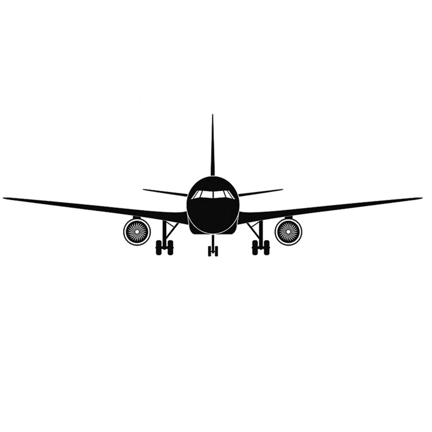 Наклейка интерьерная Woozzee Самолет с турбинами - фото 5