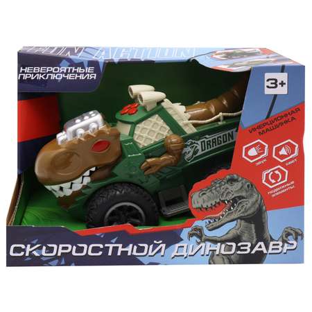 Машинка Funky Toys Тираннозавр Зеленый FT0735695