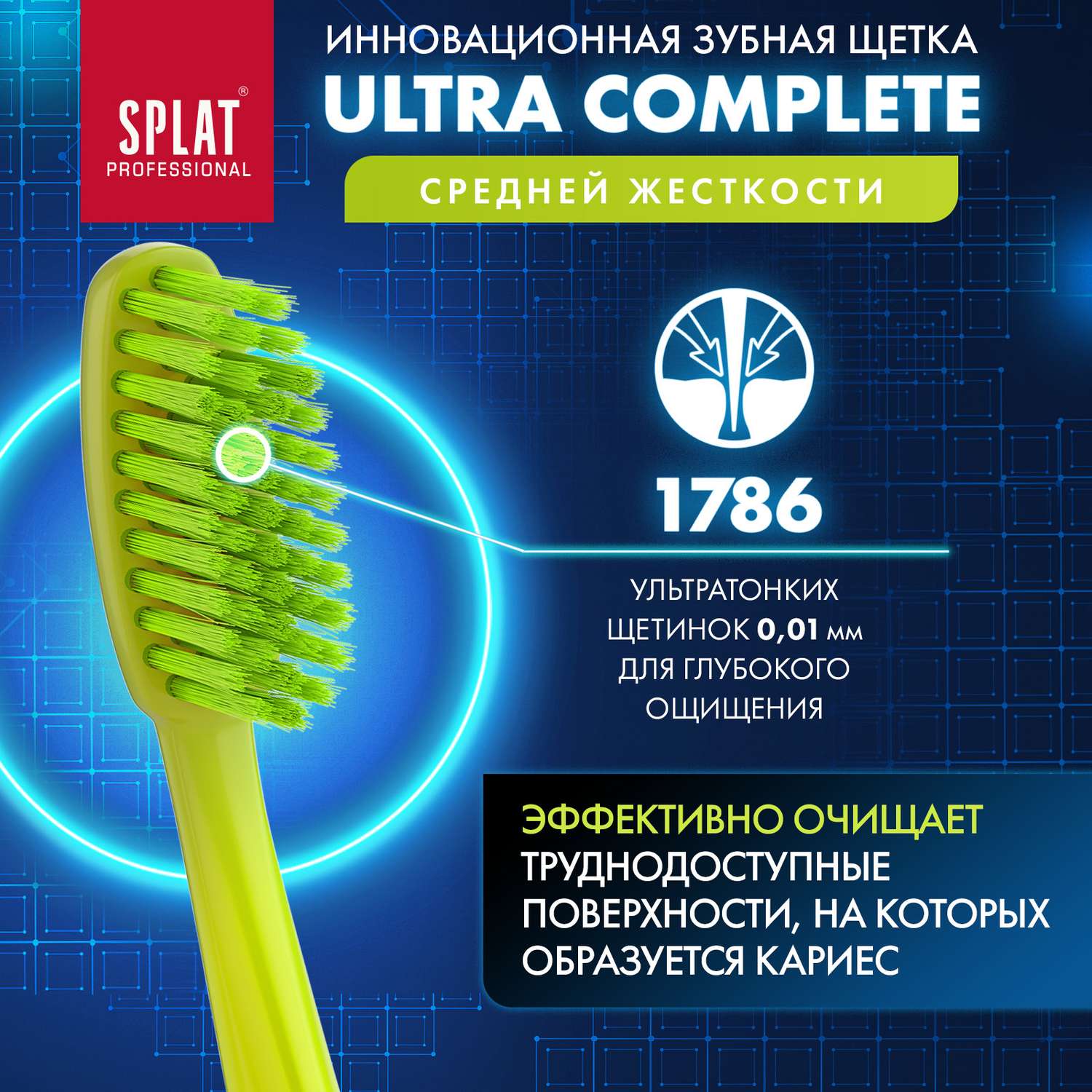 Зубная щетка Splat Ultra Complete средняя в ассортименте - фото 5