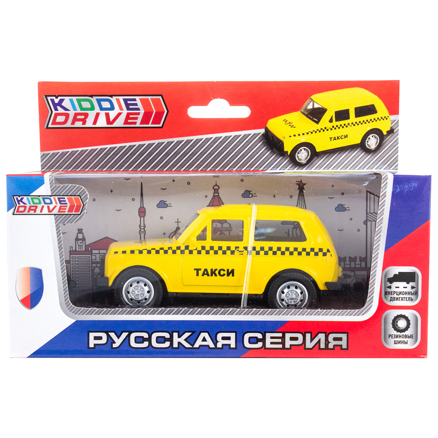 Автомобиль KiddieDrive Внедорожник такси 11см 1501255 - фото 3