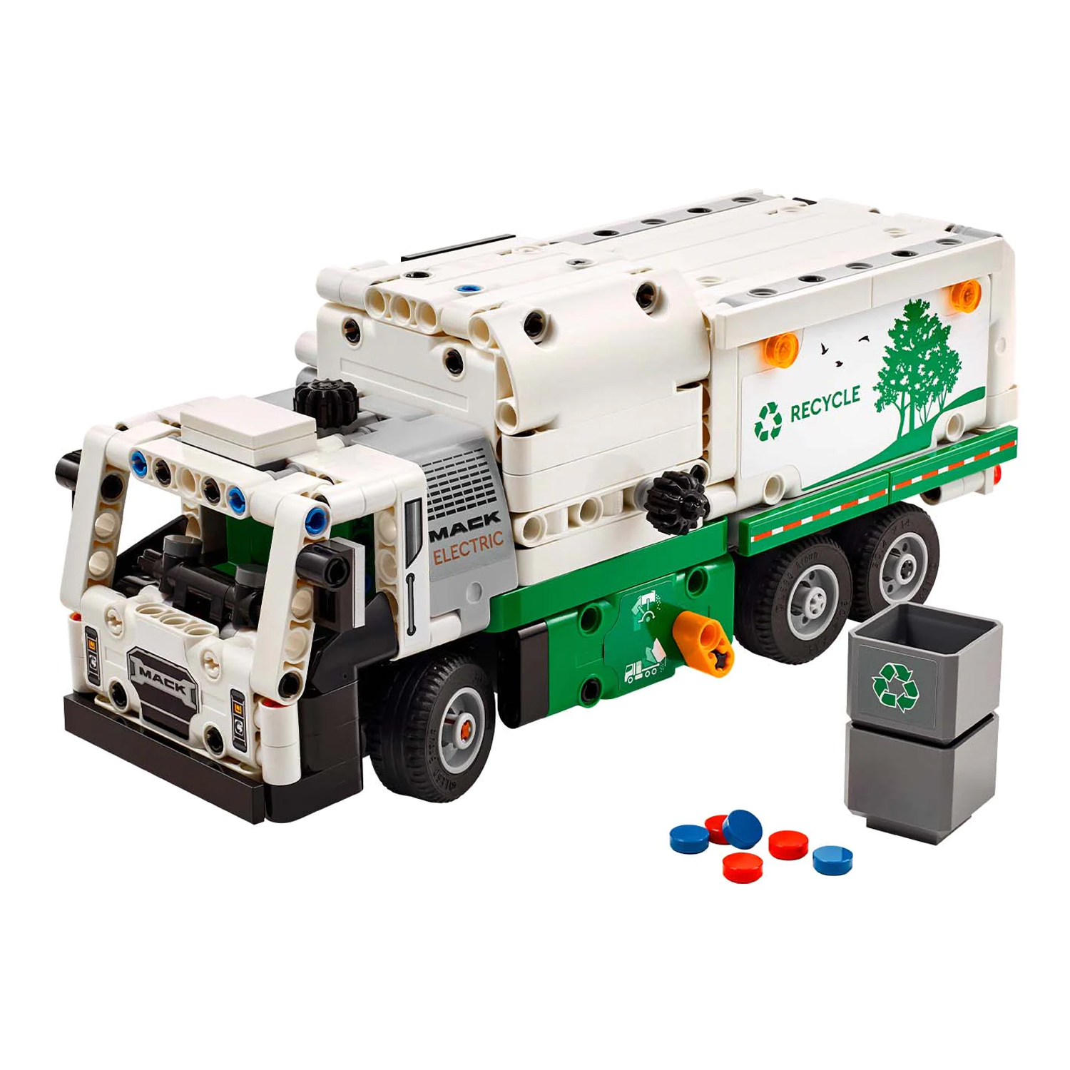 Конструктор детский LEGO Technic Электрический мусоровоз LR 42167 - фото 9