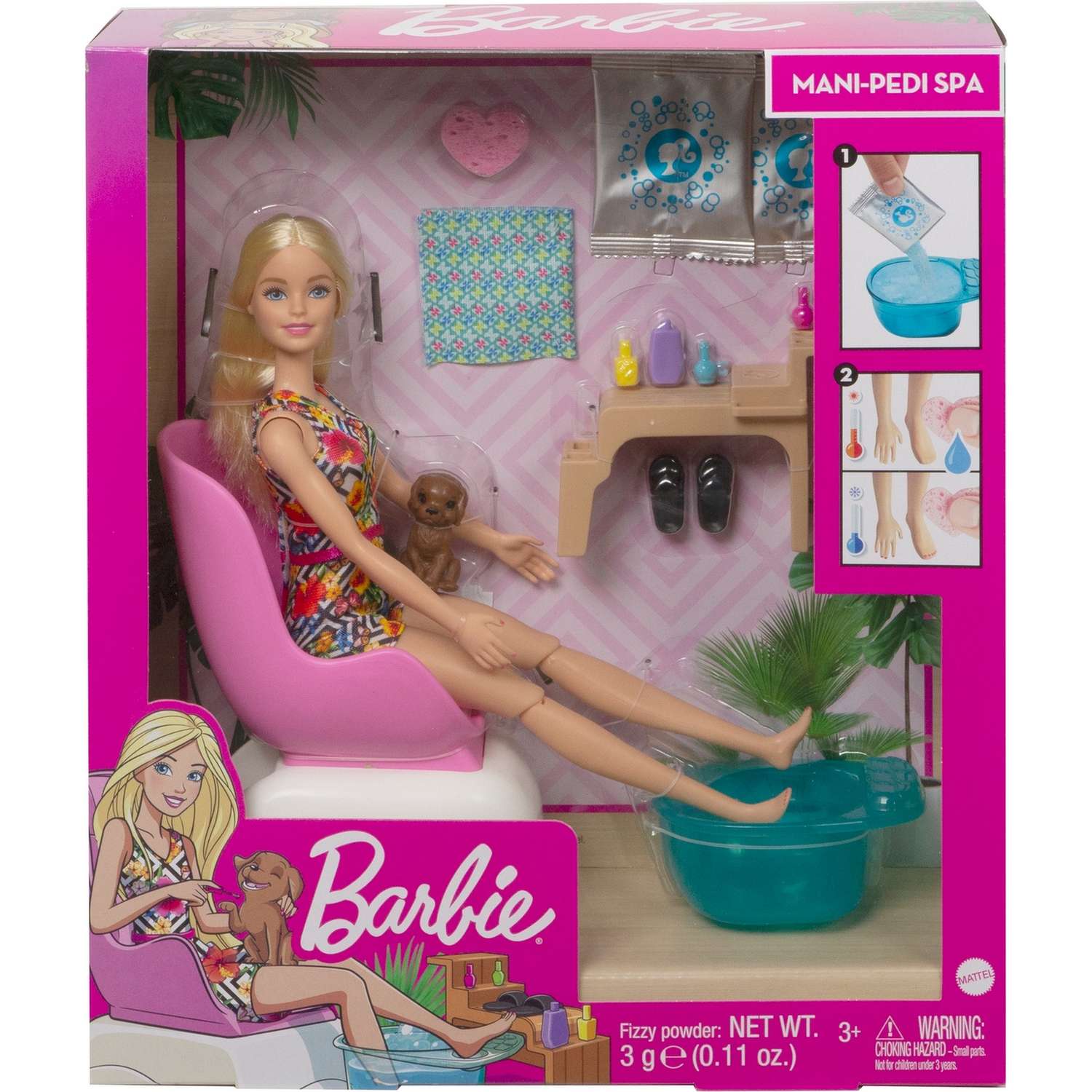 Набор игровой Barbie для маникюра и педикюра GHN07 GHN07 - фото 2