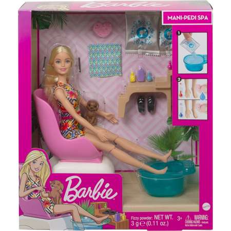 Набор игровой Barbie для маникюра и педикюра GHN07