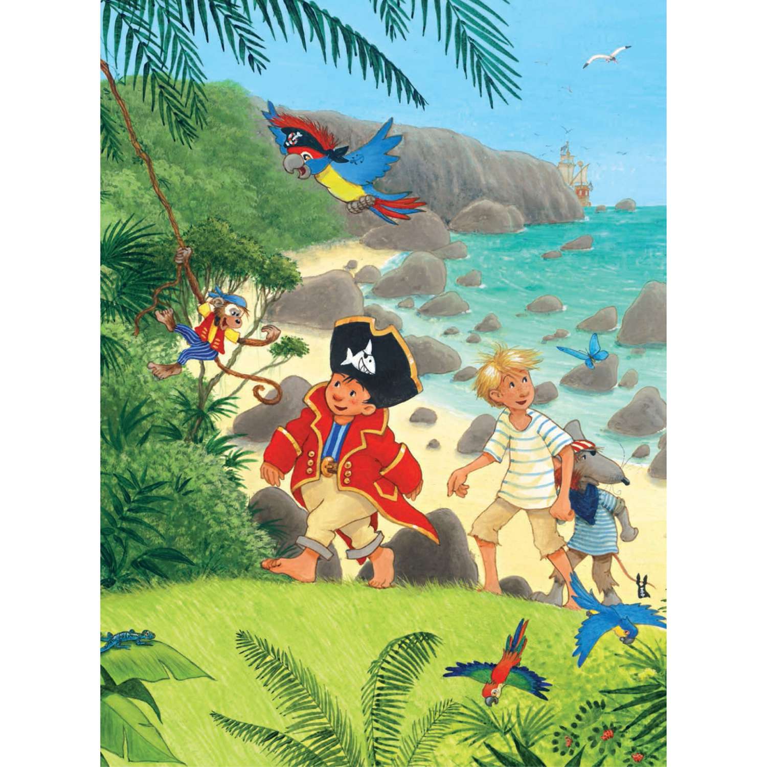 Книга Добрая книга Капитан Шарки Приключения на необитаемом острове Иллюстрации Сильвио Нойендорфа - фото 10
