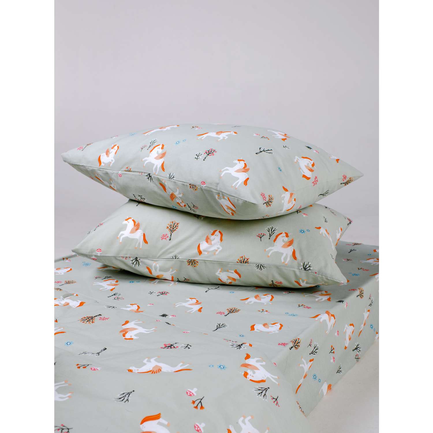 Комплект постельного белья Sleep Story Единороги с 2 наволочками - фото 5