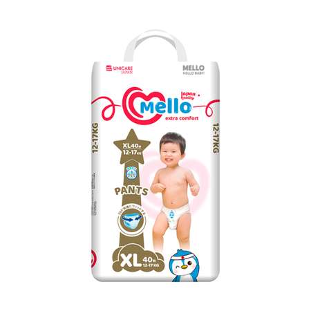 Трусики MELLO Comfort 5 (12-17 кг) 40 шт.