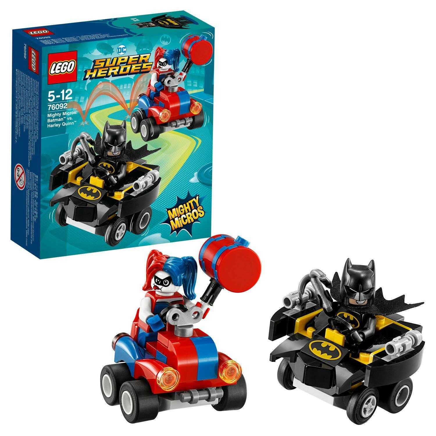 Конструктор LEGO Mighty Micros: Бэтмен против Харли Квин Super Heroes (76092) - фото 1