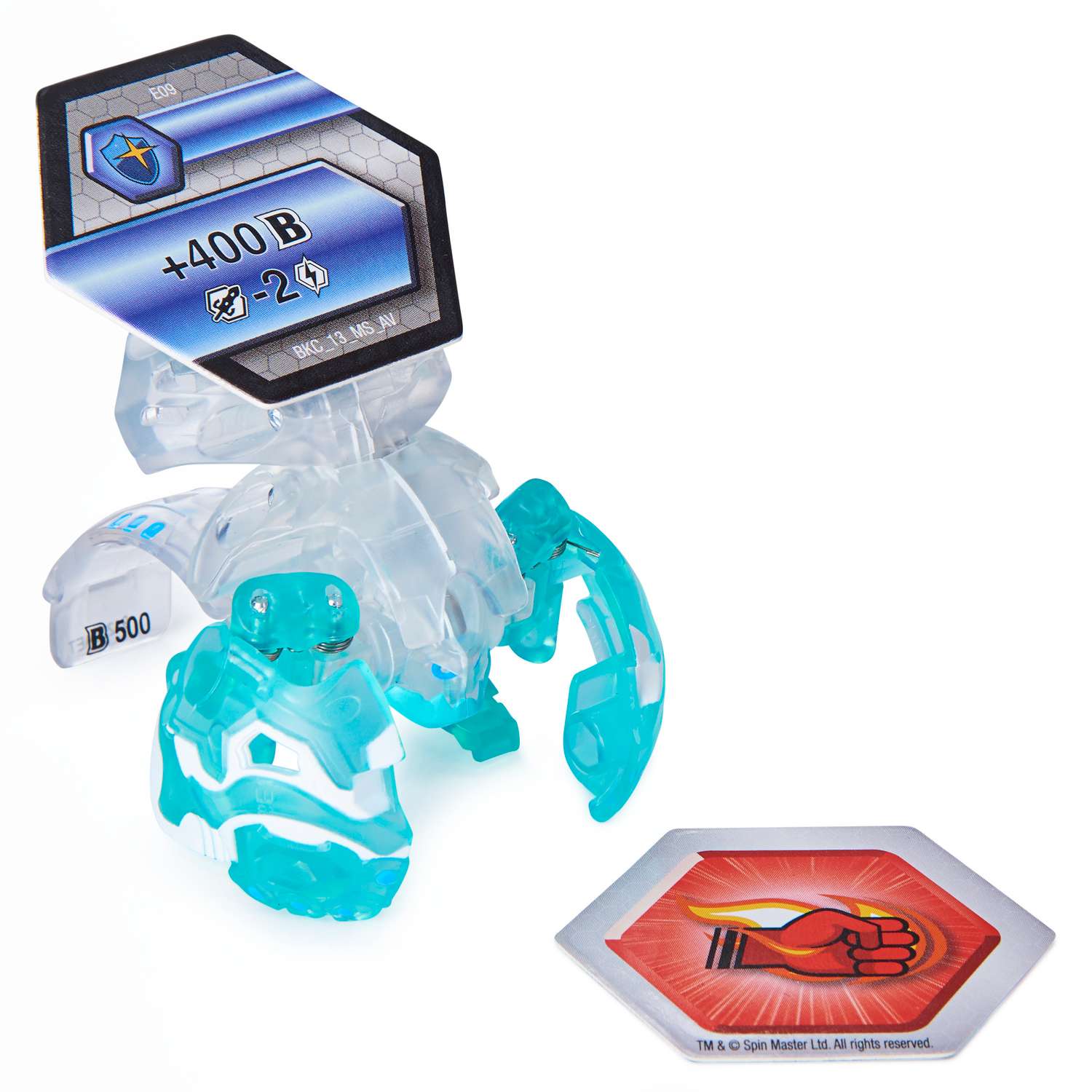 Набор игровой Bakugan TrollWhite с ультра усилением+карточки 6055887/20124270 - фото 4