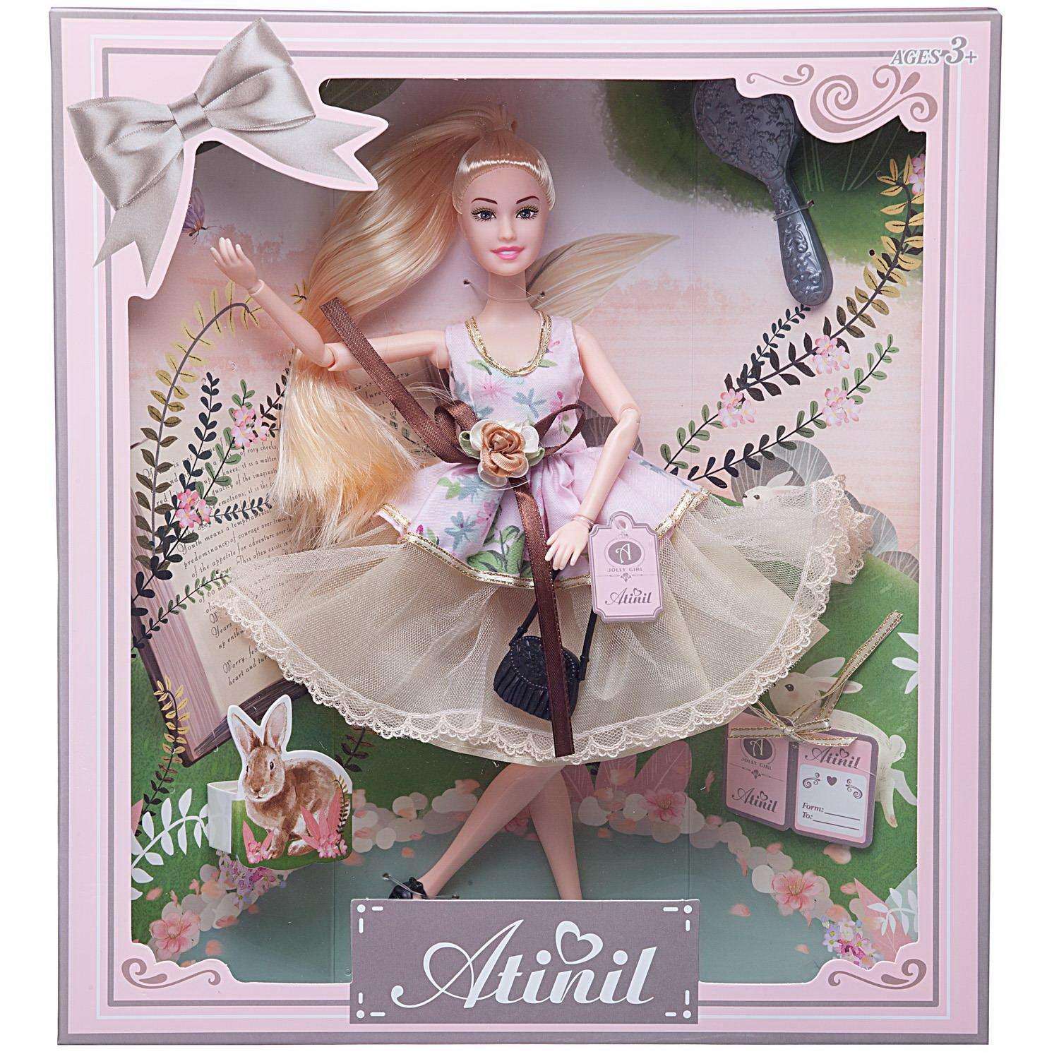 Кукла Atinil Junfa Весенняя свежесть в платье с розовым верхом и воздушной юбкой с аксессуарами WJ-21537/модель2 - фото 2