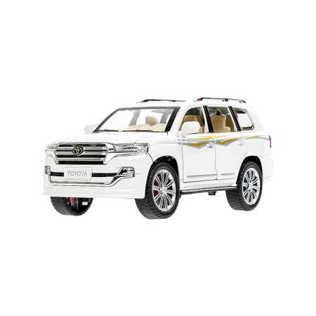 Автомобиль Технопарк Toyota Toyota Land Cruiser 1:24 белый