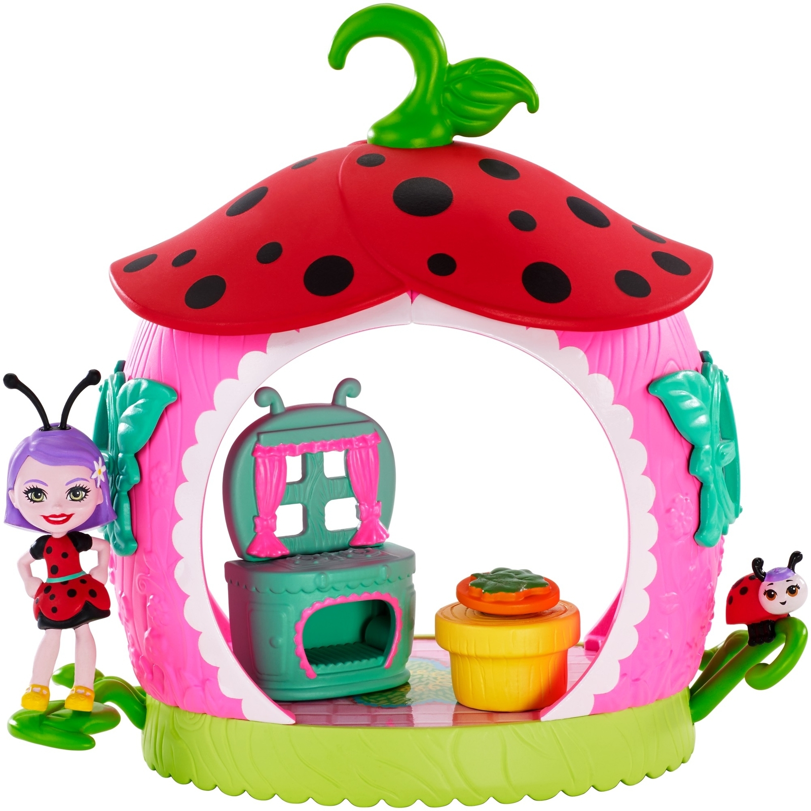 Набор игровой Enchantimals Petal Park Кухня с куклой Ладелия Божья Коровка FXM98 - фото 3