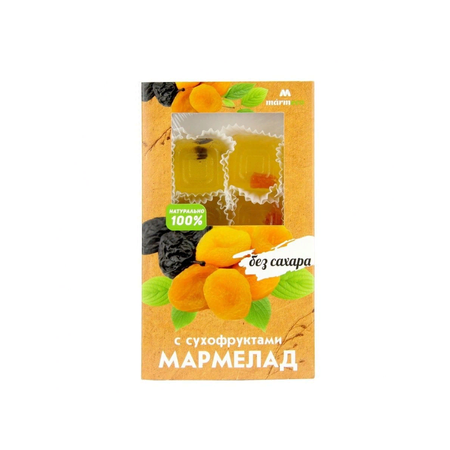 Мармелад Marmeco без сахара С сухофруктами 170 г