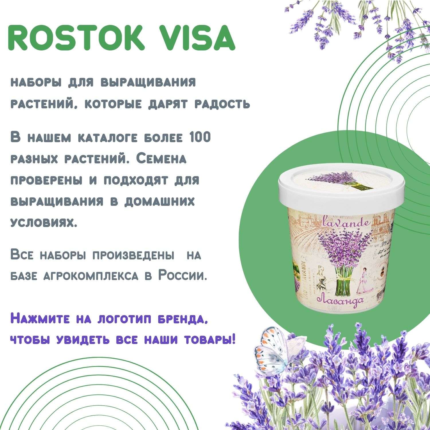 Набор для выращивания растений Rostok Visa Вырасти саам Мяту в подарочном горшке - фото 6