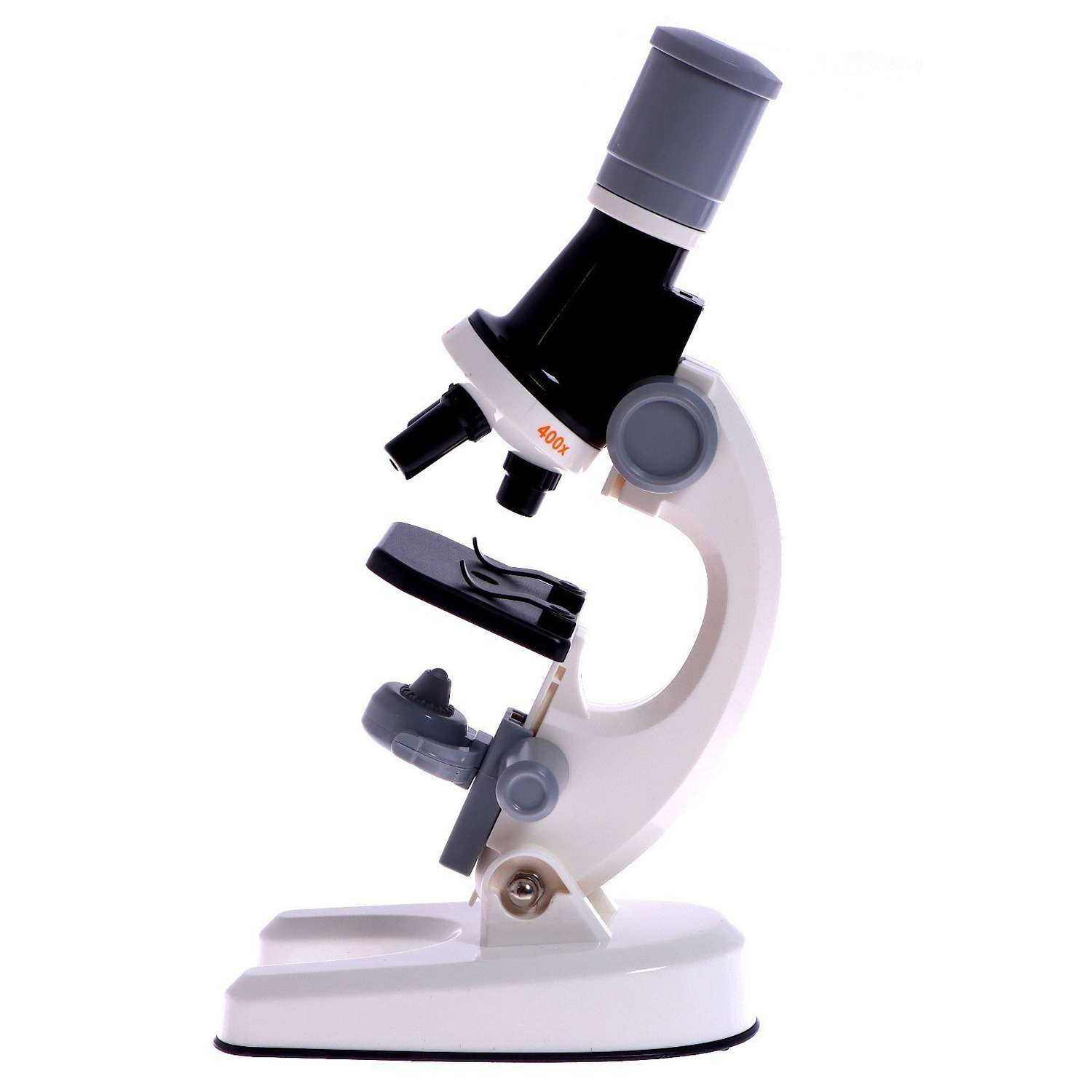 Микроскоп Sima-Land детский «Юный ботаник» кратность х100 х400 х1200 белый подсветка - фото 4
