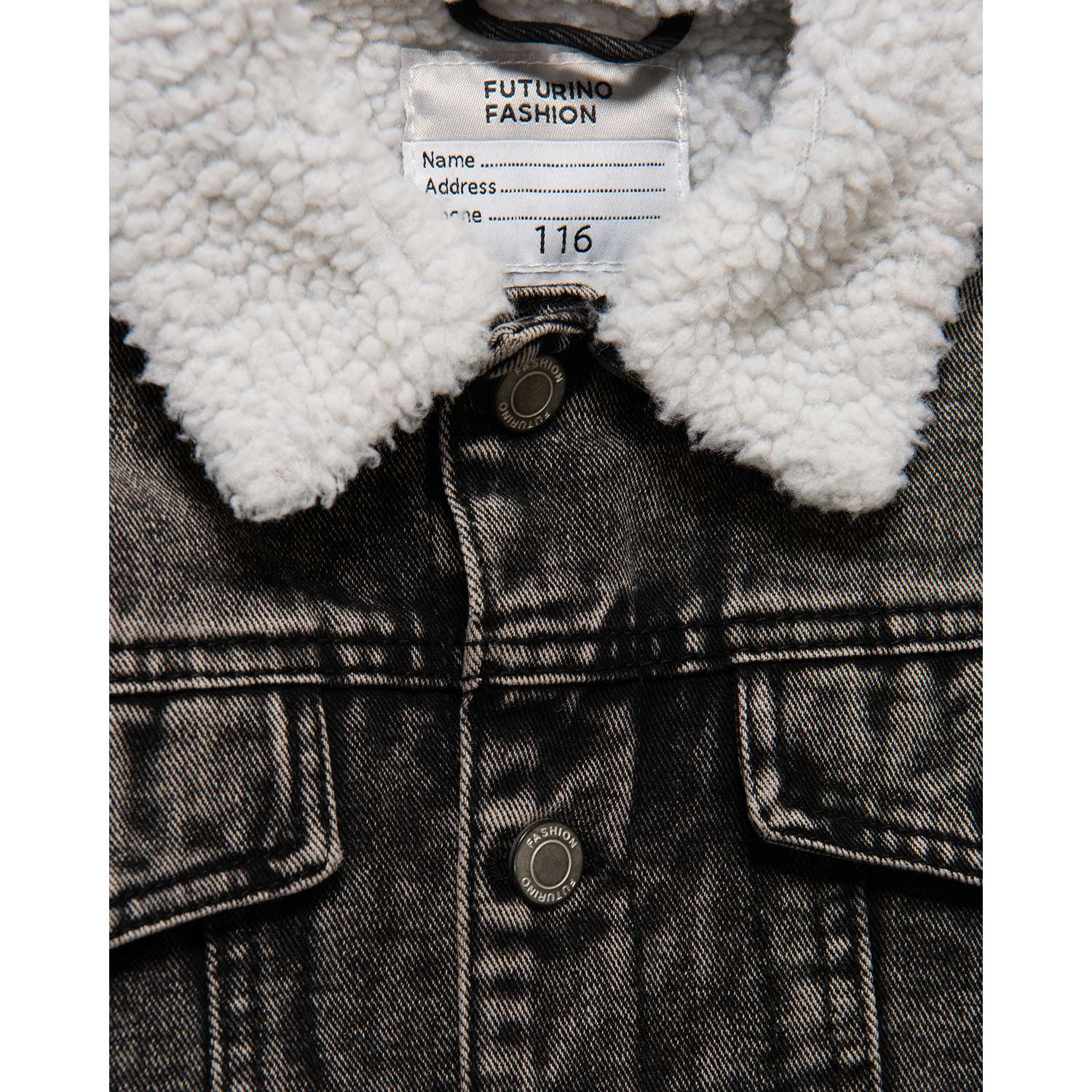 Джинсовая куртка Futurino Fashion W24FF-2BD50tb-DG - фото 5