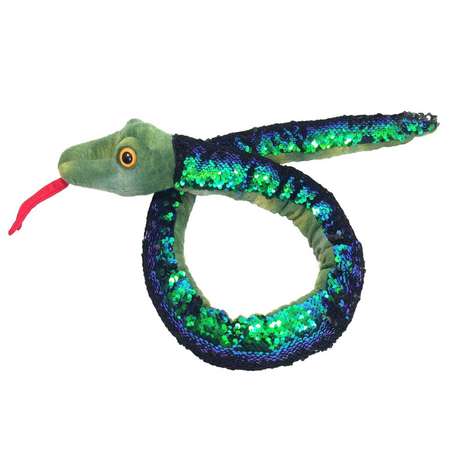 Игрушка мягкая Devik Toys Змея Гелла Зеленая 8120510