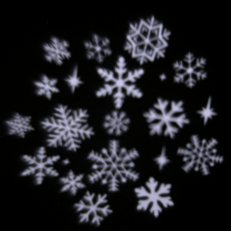 Светодиодный фонарик B52 Snowflakes холодный белый