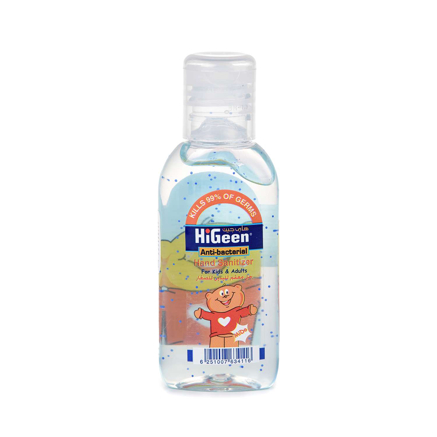 Гель для рук HiGeen Антибактериальный - антисептик с витаминами «Mido» 50мл - фото 1